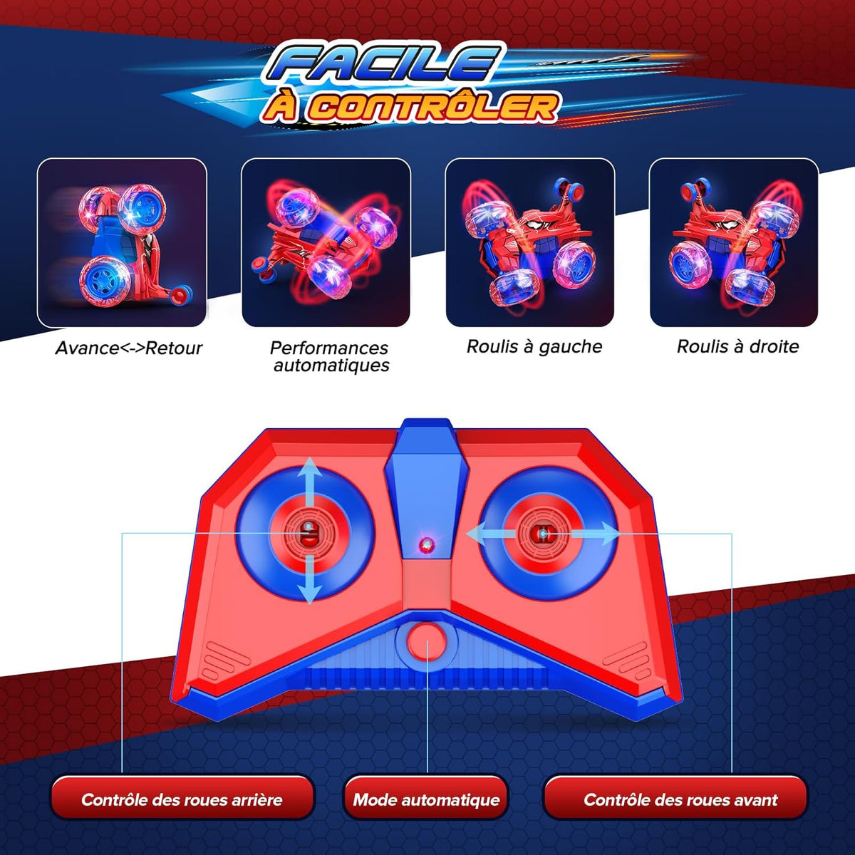 RC-Auto Stunt Spiderman 360