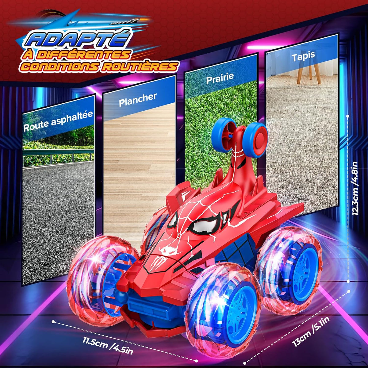 RC-Auto Stunt Spiderman 360