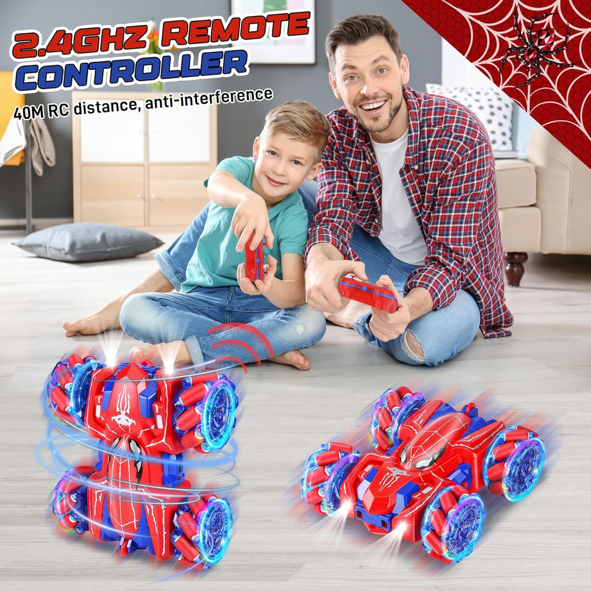 RC-Auto Spiderman Stunt Racing