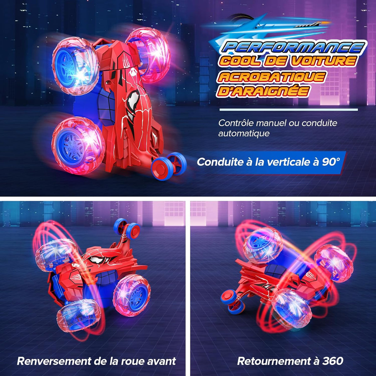 RC-Auto Stunt Spiderman 360