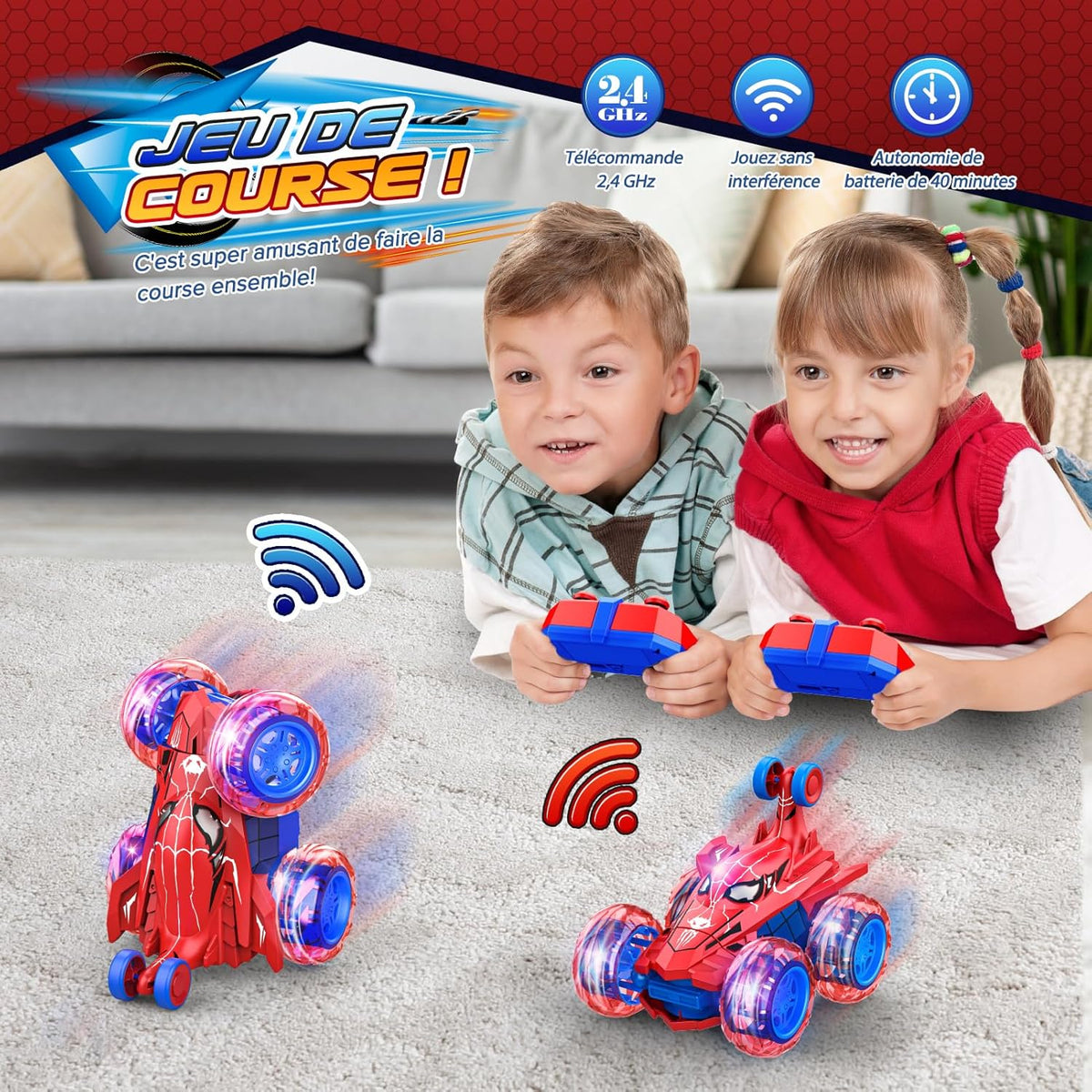 RC-Auto Stunt Spiderman 360