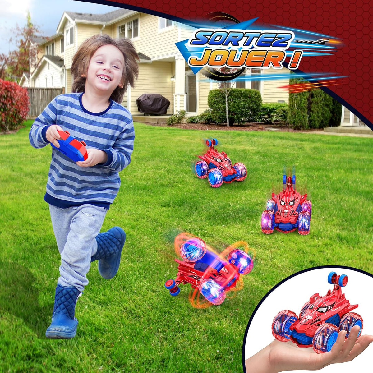 RC-Auto Stunt Spiderman 360