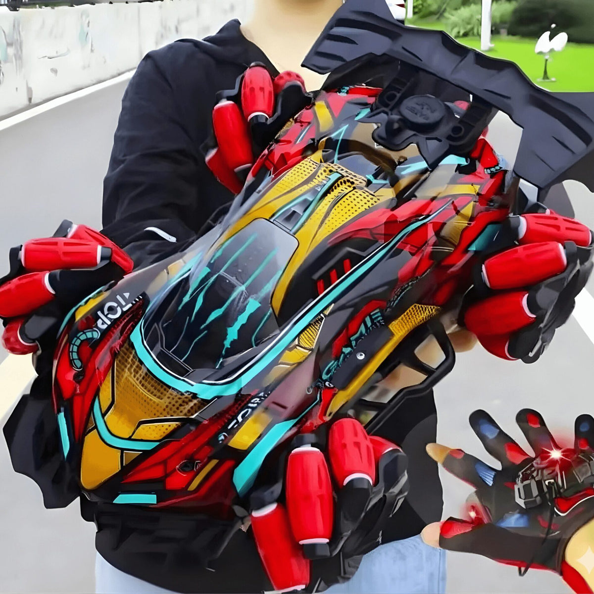 RC-Auto mit Gestensteuerung