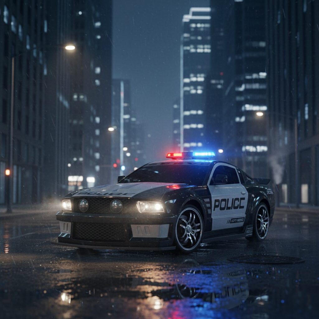 RC-Auto Polizei ferngesteuerte