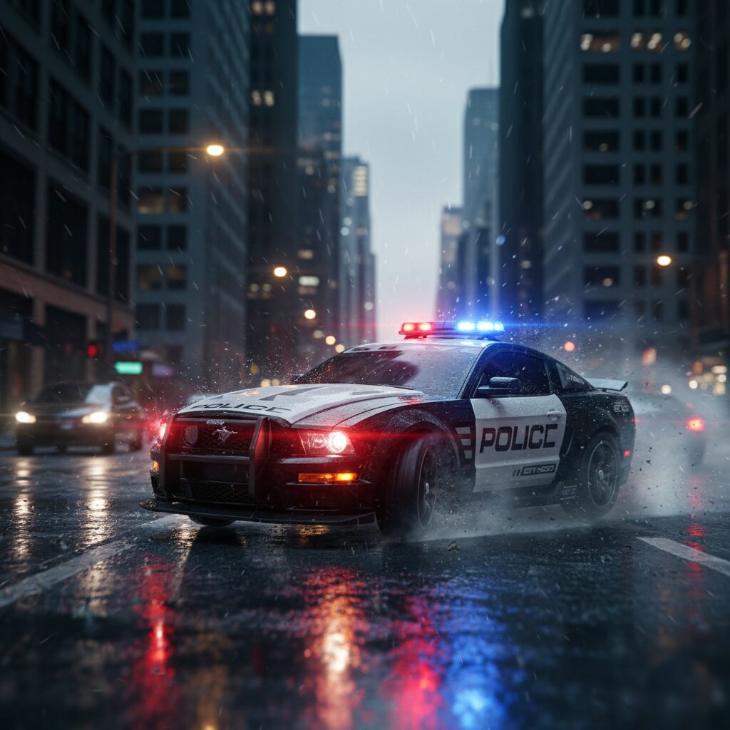 RC-Auto Polizei ferngesteuerte