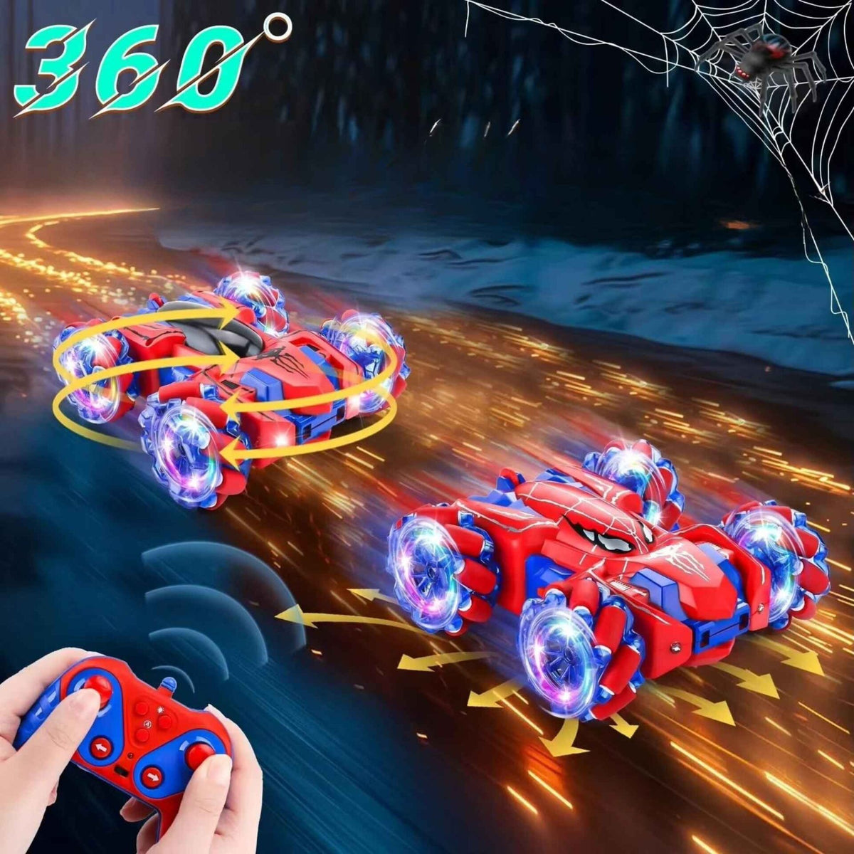 RC-Auto Spiderman Stunt Racing